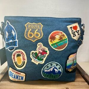 America & Beyond Tote With Travel Patches